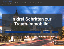 Tablet Screenshot of immobilien-streffing.de